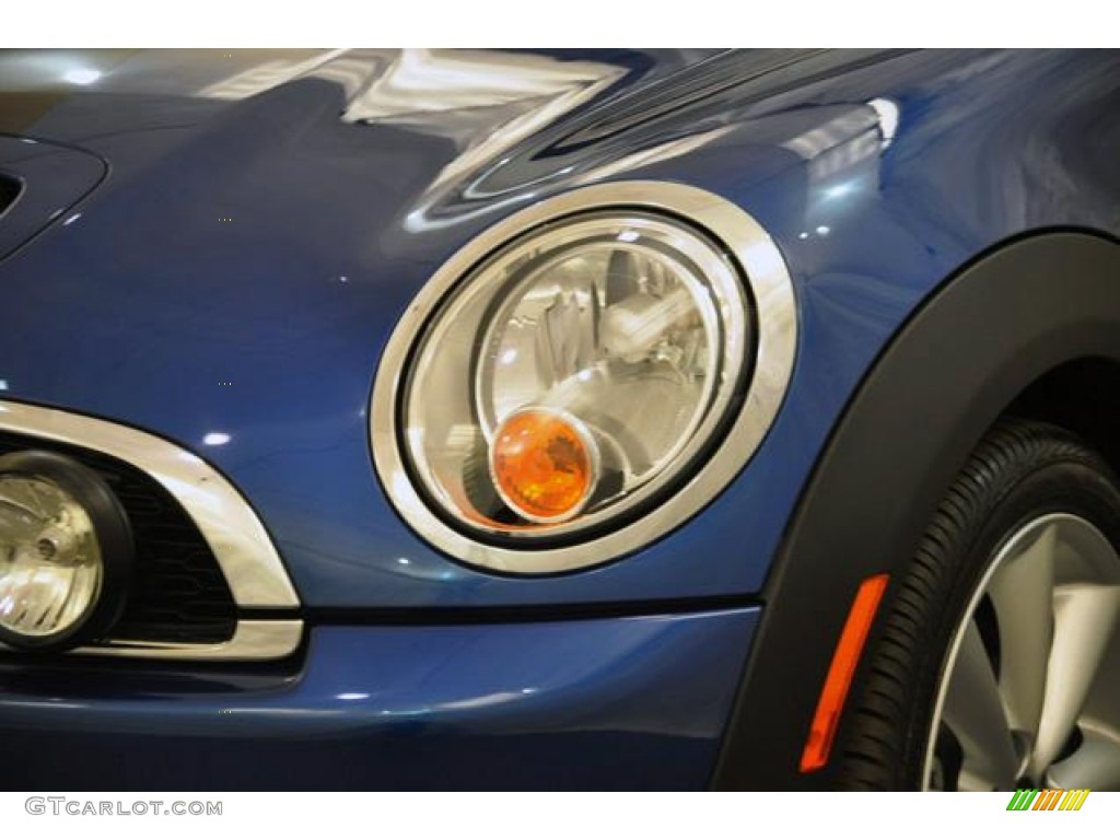2012 Cooper S Convertible - Lightning Blue Metallic / Carbon Black photo #10