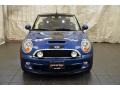 2012 Lightning Blue Metallic Mini Cooper S Convertible  photo #11