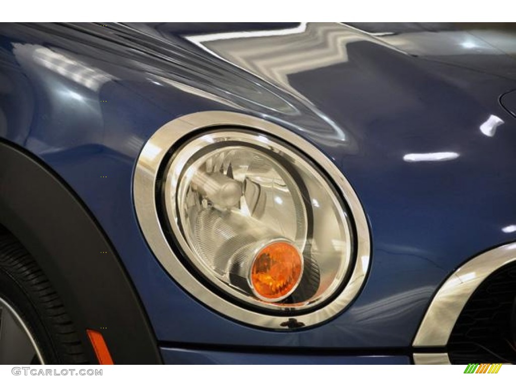 2012 Cooper S Convertible - Lightning Blue Metallic / Carbon Black photo #13
