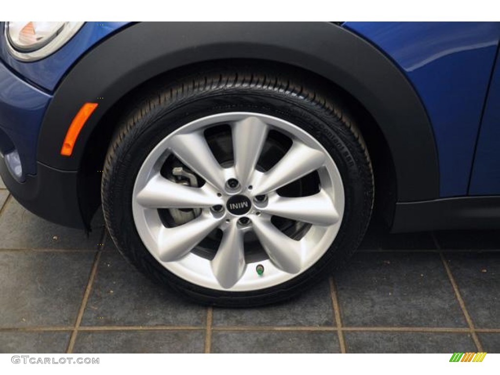 2012 Cooper S Convertible - Lightning Blue Metallic / Carbon Black photo #14