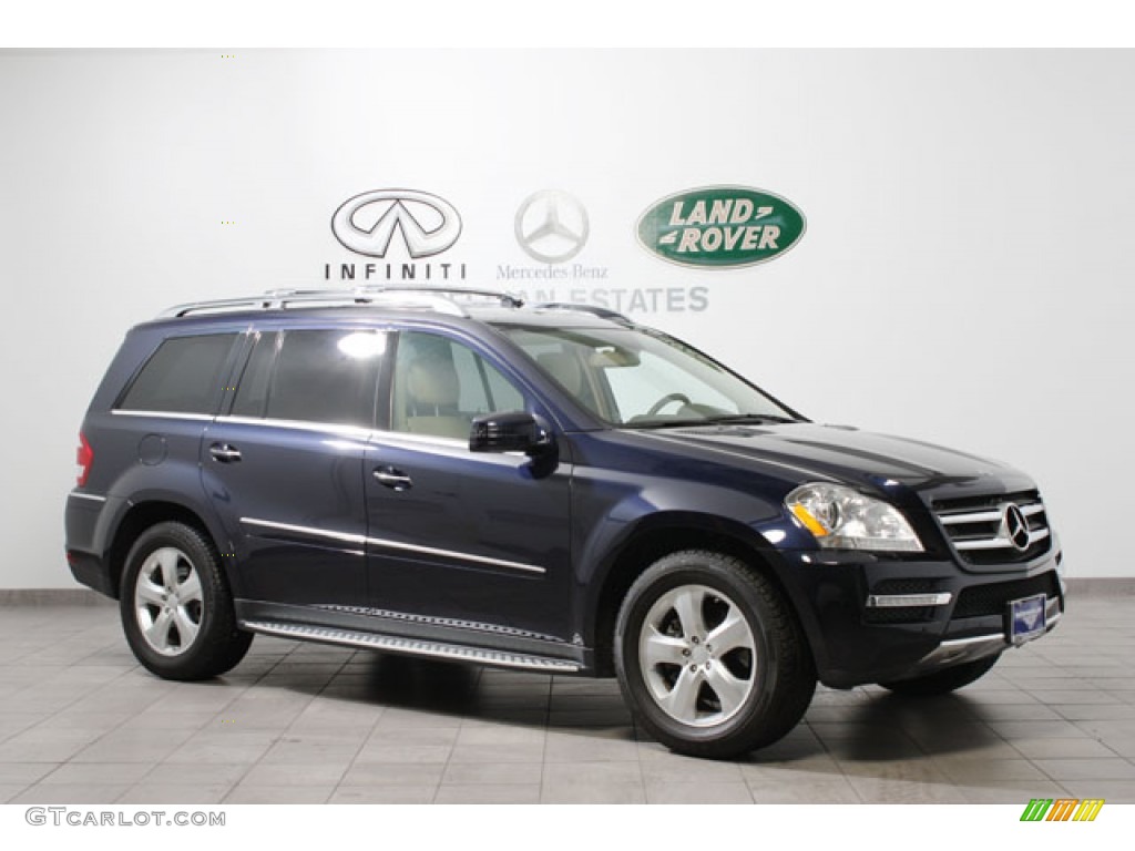 2011 GL 450 4Matic - Capri Blue Metallic / Cashmere photo #1