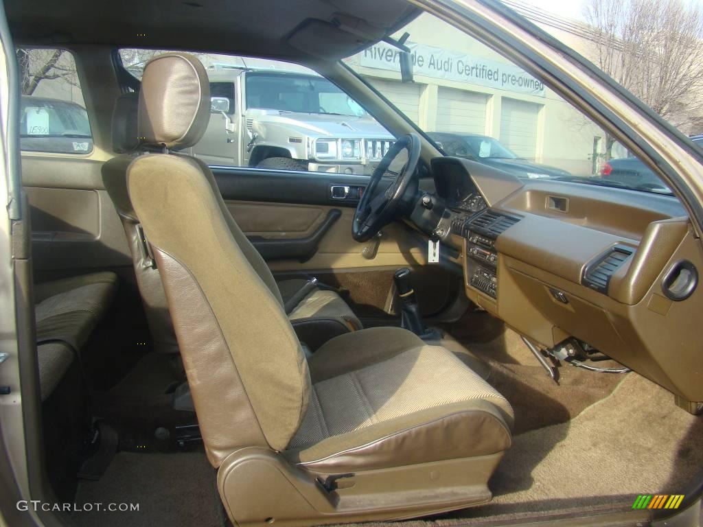1988 Accord DX Hatchback - Gold Metallic / Beige photo #8