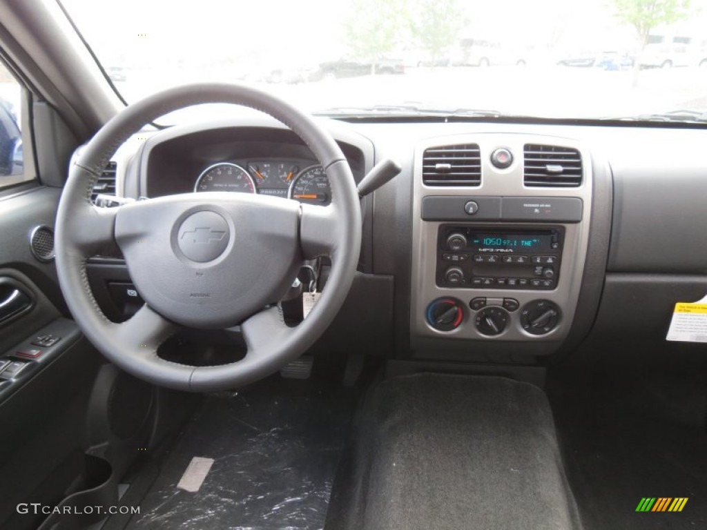 2012 Chevrolet Colorado LT Crew Cab Ebony Dashboard Photo #64442827