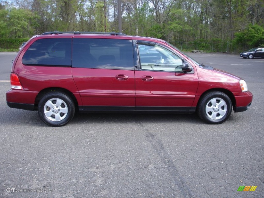 Dark Toreador Red Metallic 2004 Ford Freestar SES Exterior Photo #64443077