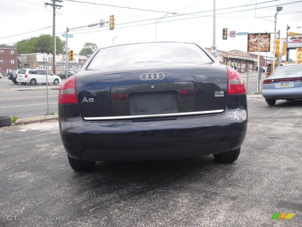 2001 A6 2.8 quattro Sedan - Santorin Blue Pearl Effect / Melange photo #3
