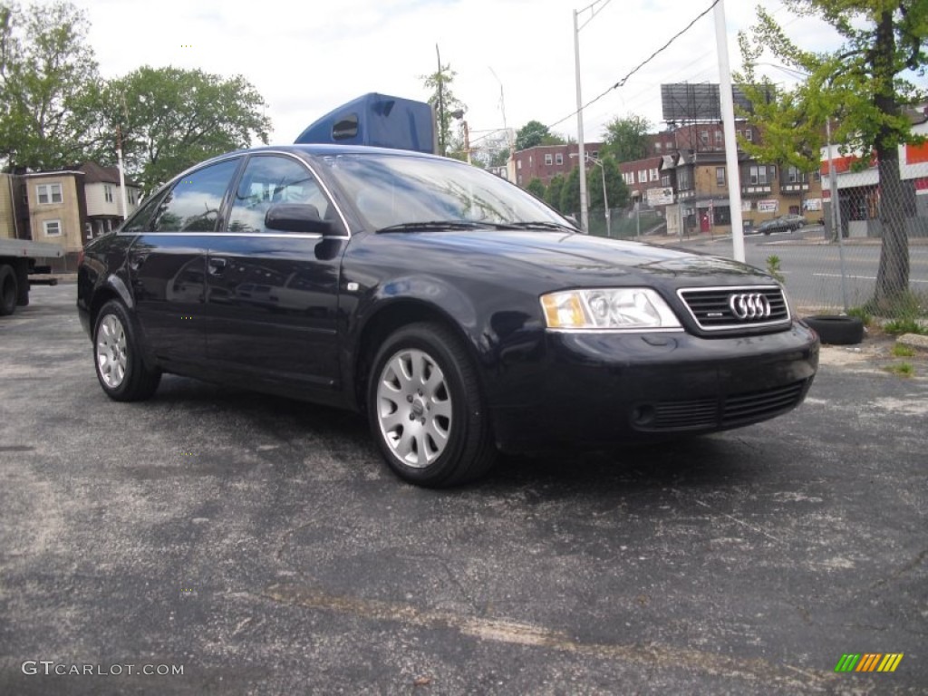 2001 A6 2.8 quattro Sedan - Santorin Blue Pearl Effect / Melange photo #7