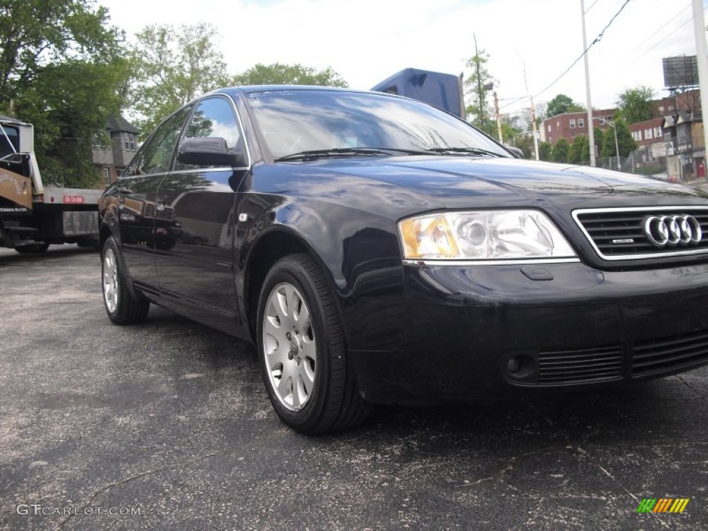 2001 A6 2.8 quattro Sedan - Santorin Blue Pearl Effect / Melange photo #9