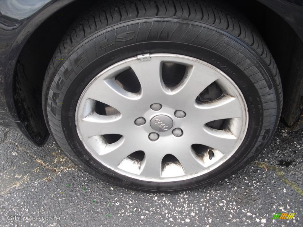 2001 A6 2.8 quattro Sedan - Santorin Blue Pearl Effect / Melange photo #14