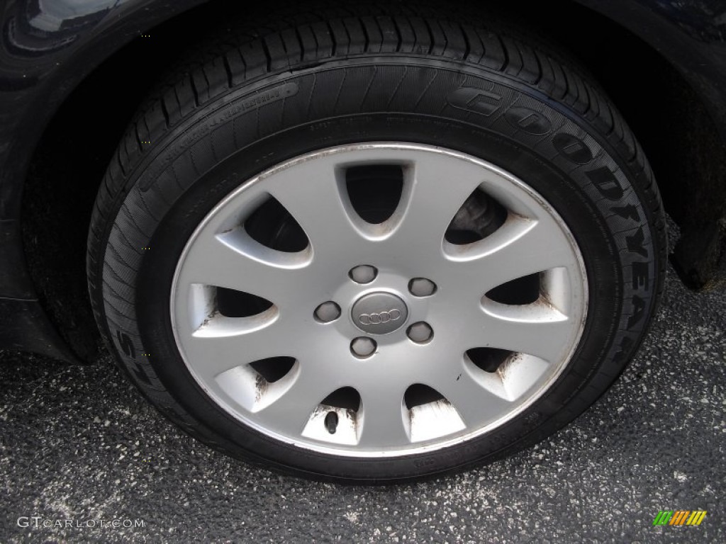 2001 A6 2.8 quattro Sedan - Santorin Blue Pearl Effect / Melange photo #15