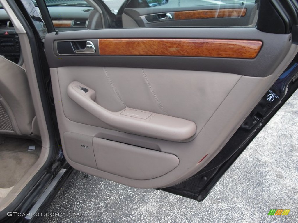 2001 A6 2.8 quattro Sedan - Santorin Blue Pearl Effect / Melange photo #19