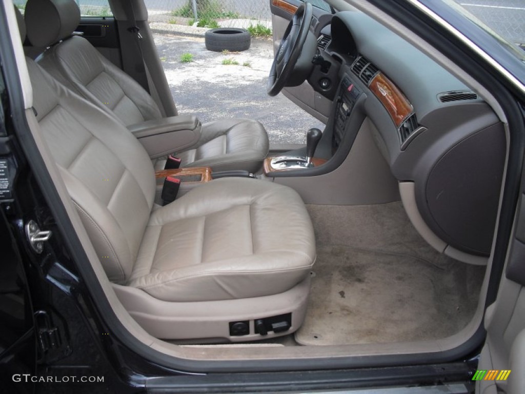 2001 A6 2.8 quattro Sedan - Santorin Blue Pearl Effect / Melange photo #27