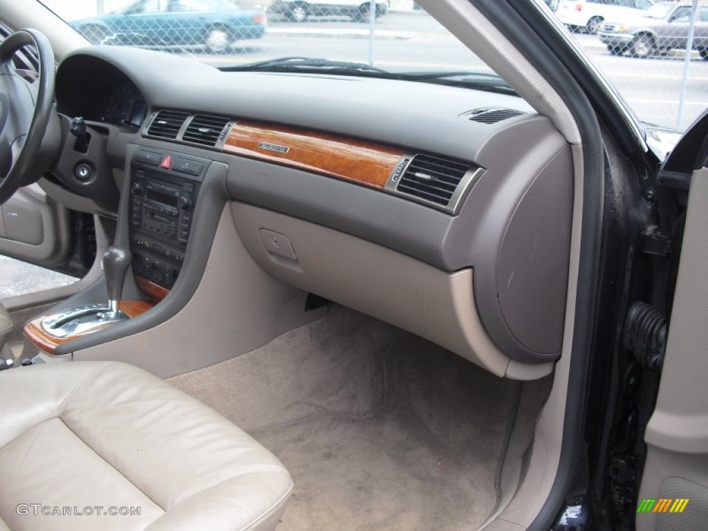 2001 A6 2.8 quattro Sedan - Santorin Blue Pearl Effect / Melange photo #28