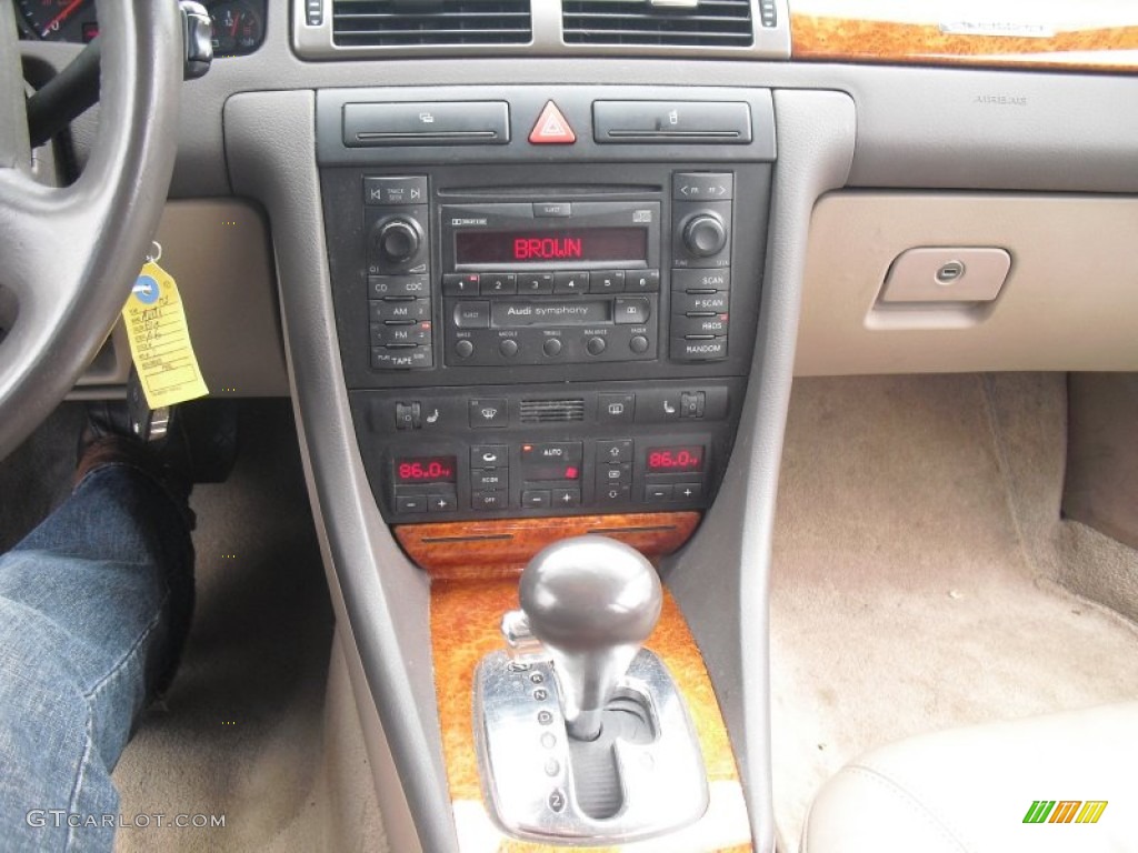 2001 A6 2.8 quattro Sedan - Santorin Blue Pearl Effect / Melange photo #44