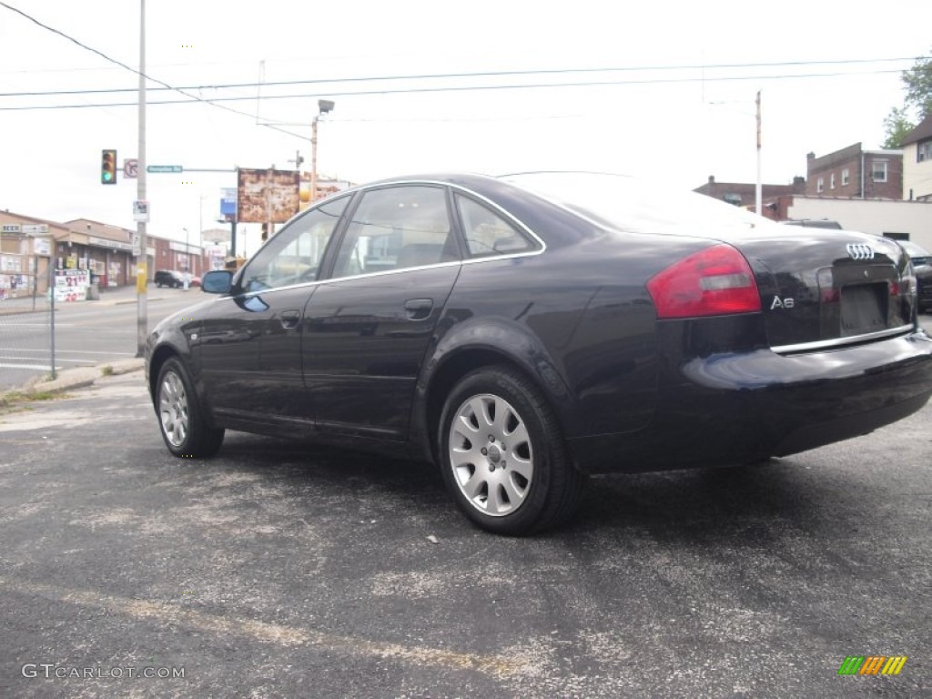 2001 A6 2.8 quattro Sedan - Santorin Blue Pearl Effect / Melange photo #57