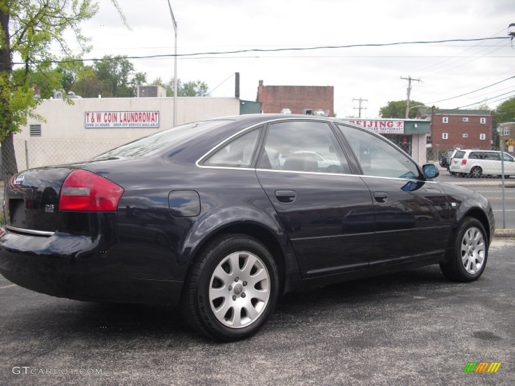 2001 A6 2.8 quattro Sedan - Santorin Blue Pearl Effect / Melange photo #60