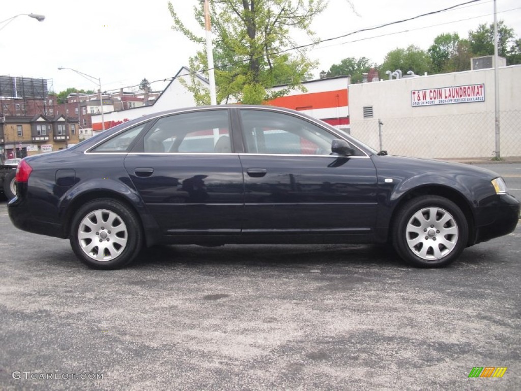 2001 A6 2.8 quattro Sedan - Santorin Blue Pearl Effect / Melange photo #61