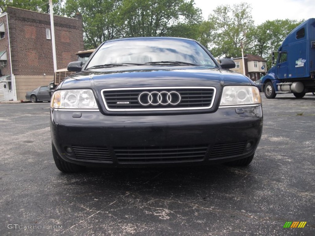 2001 A6 2.8 quattro Sedan - Santorin Blue Pearl Effect / Melange photo #63