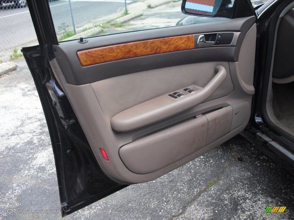 2001 A6 2.8 quattro Sedan - Santorin Blue Pearl Effect / Melange photo #71