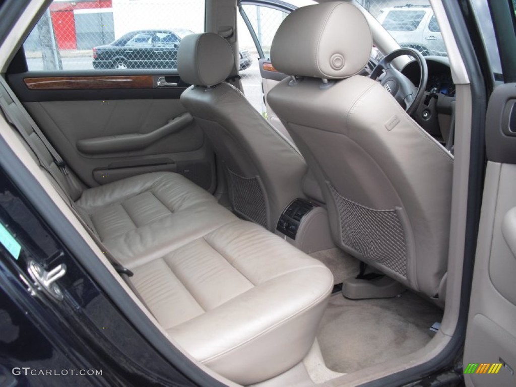 2001 A6 2.8 quattro Sedan - Santorin Blue Pearl Effect / Melange photo #79