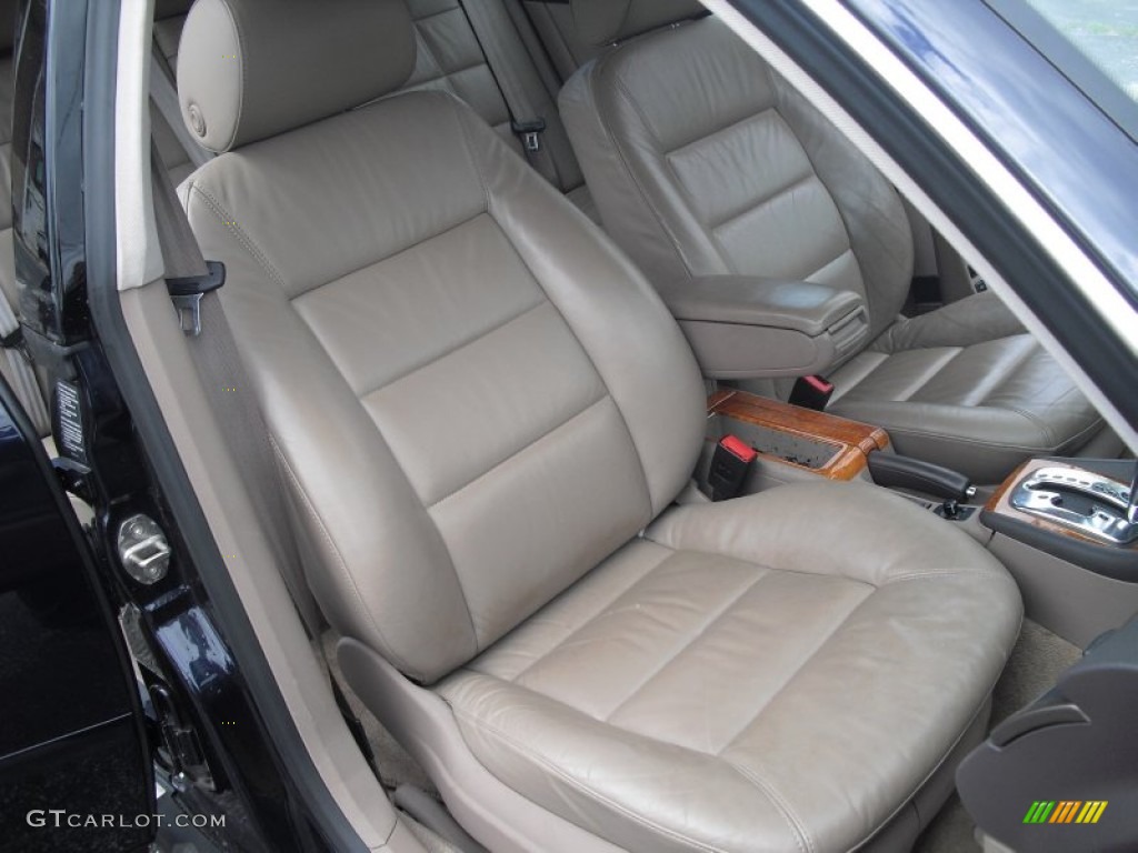 2001 A6 2.8 quattro Sedan - Santorin Blue Pearl Effect / Melange photo #85