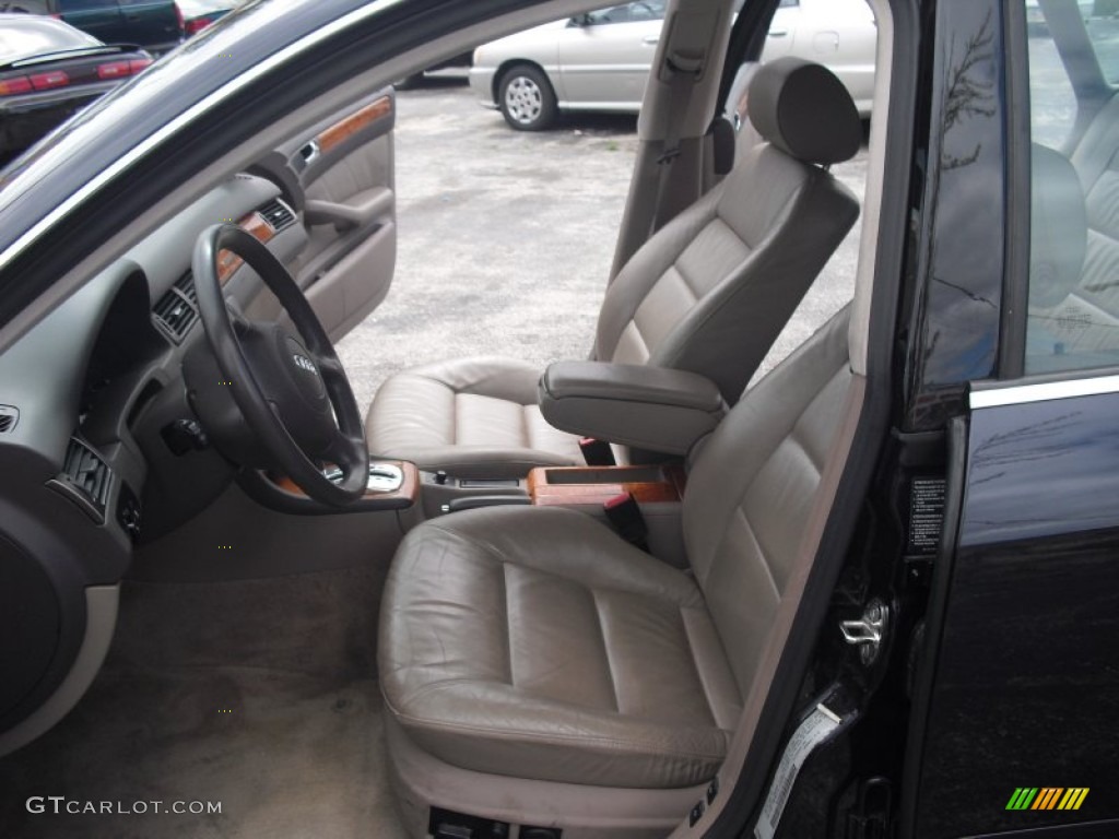 2001 A6 2.8 quattro Sedan - Santorin Blue Pearl Effect / Melange photo #90