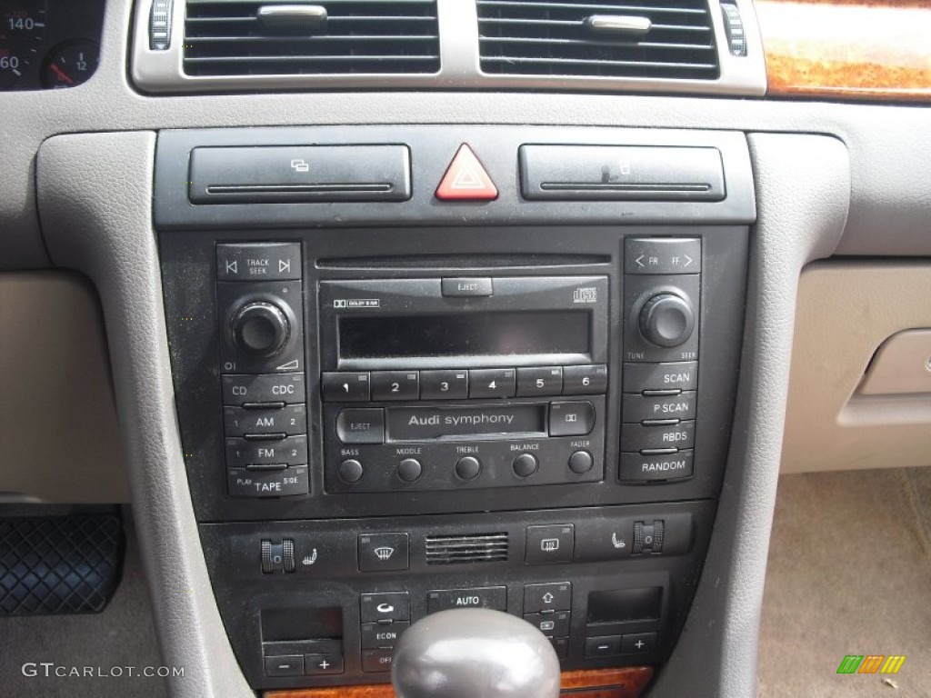 2001 A6 2.8 quattro Sedan - Santorin Blue Pearl Effect / Melange photo #93