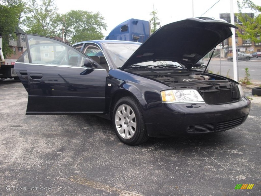 2001 A6 2.8 quattro Sedan - Santorin Blue Pearl Effect / Melange photo #111