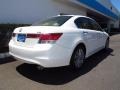 White Diamond Pearl - Accord EX-L V6 Sedan Photo No. 3