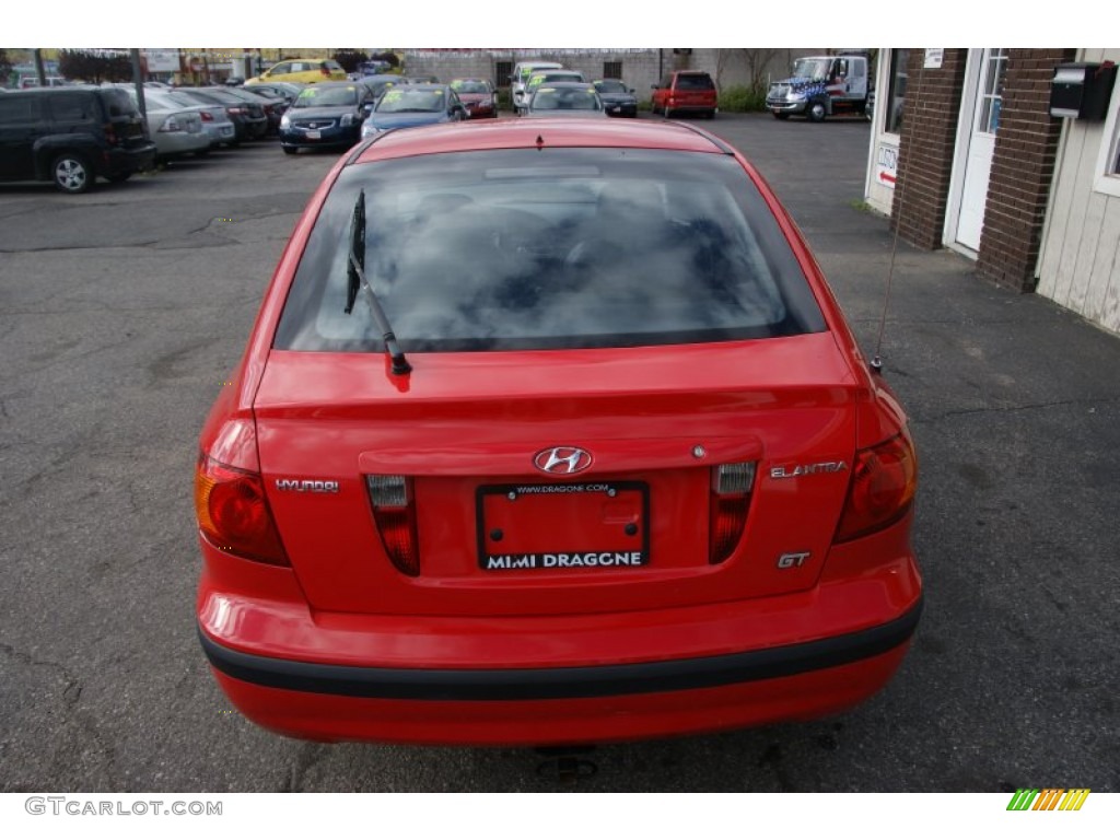 2001 Elantra GT - Cardinal Red / Gray photo #5