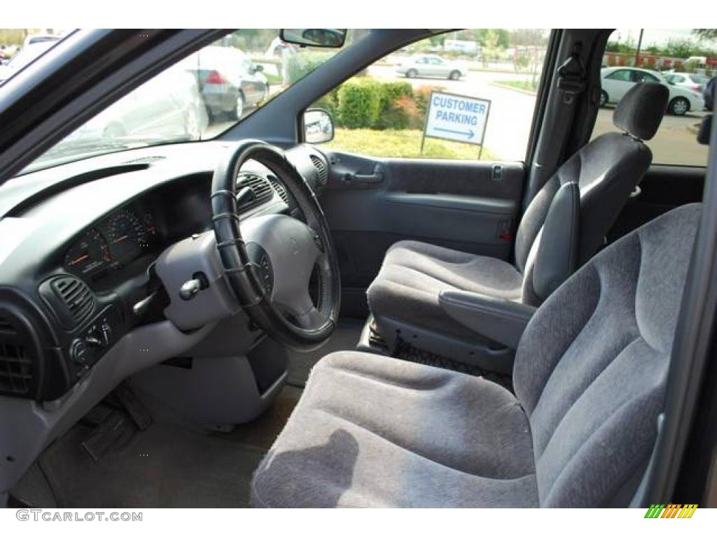 2000 Grand Caravan SE Sport - Deep Slate Pearlcoat / Mist Gray photo #15
