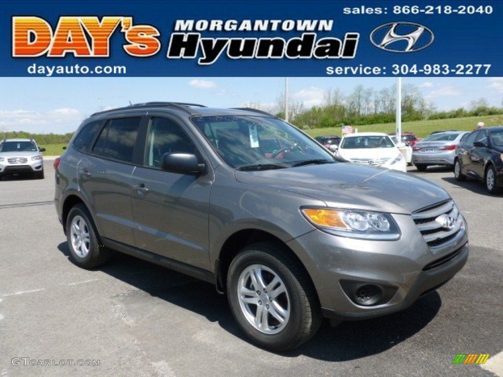 2012 Santa Fe GLS AWD - Mineral Gray / Gray photo #1