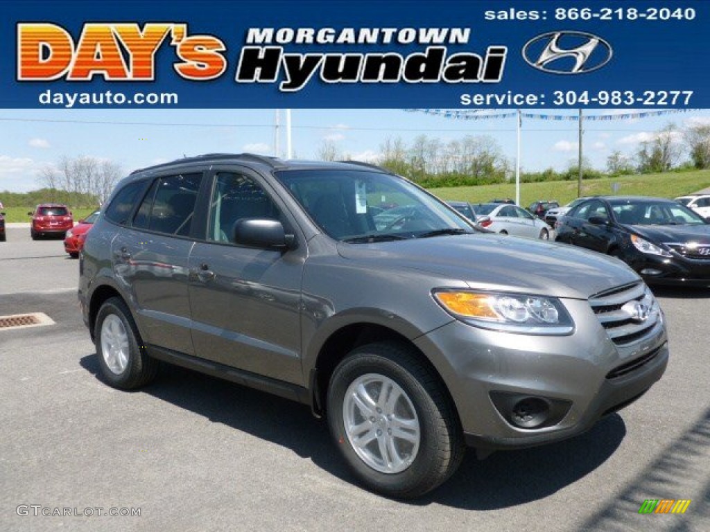 2012 Santa Fe GLS AWD - Mineral Gray / Gray photo #1