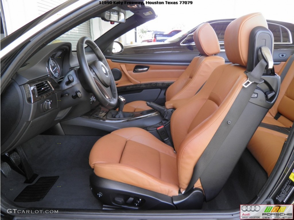 2008 3 Series 335i Convertible - Black Sapphire Metallic / Saddle Brown/Black photo #7