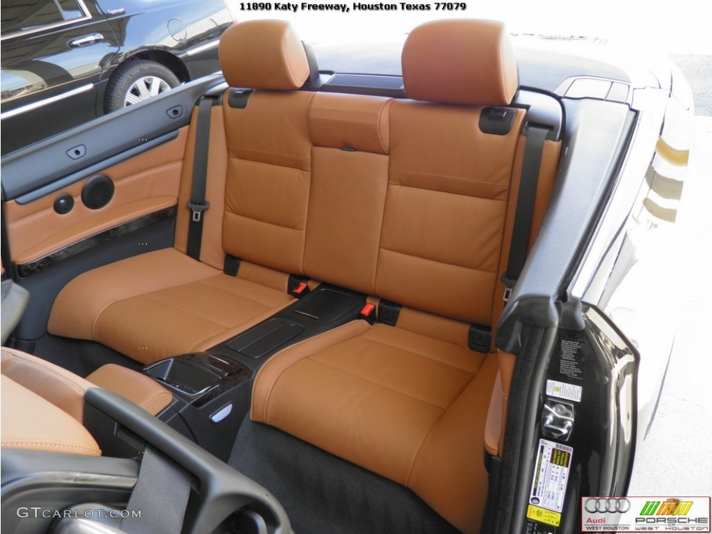 2008 3 Series 335i Convertible - Black Sapphire Metallic / Saddle Brown/Black photo #13