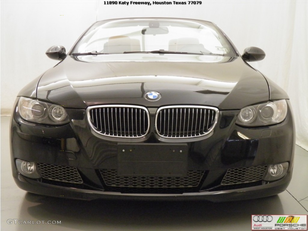 2008 3 Series 335i Convertible - Black Sapphire Metallic / Saddle Brown/Black photo #18