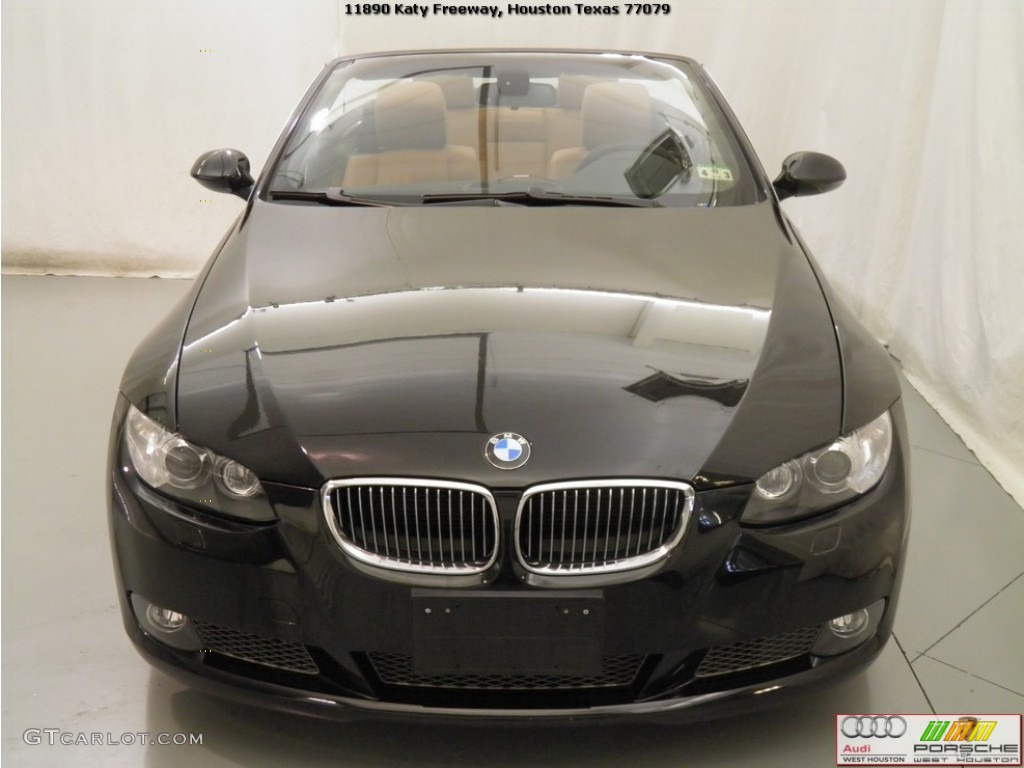 2008 3 Series 335i Convertible - Black Sapphire Metallic / Saddle Brown/Black photo #19