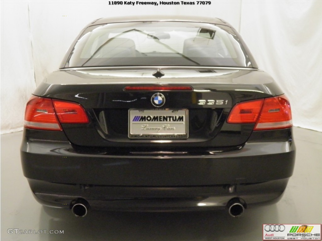 2008 3 Series 335i Convertible - Black Sapphire Metallic / Saddle Brown/Black photo #20