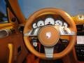 2009 Porsche 911 Natural Brown Interior Steering Wheel Photo