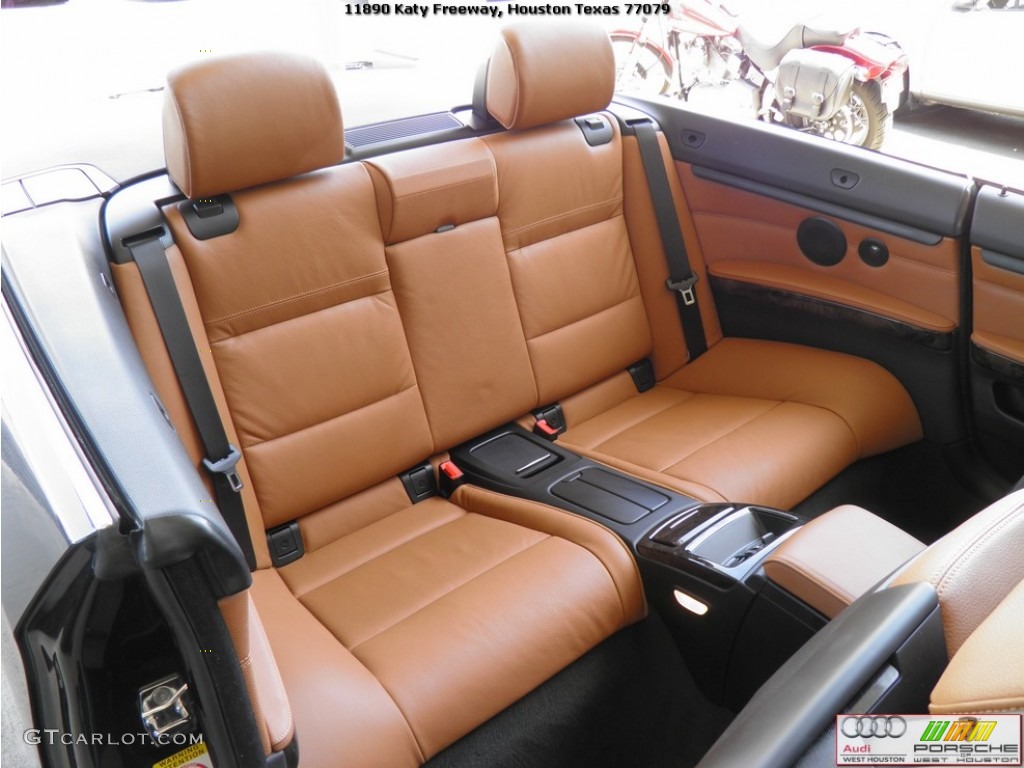 2008 3 Series 335i Convertible - Black Sapphire Metallic / Saddle Brown/Black photo #28