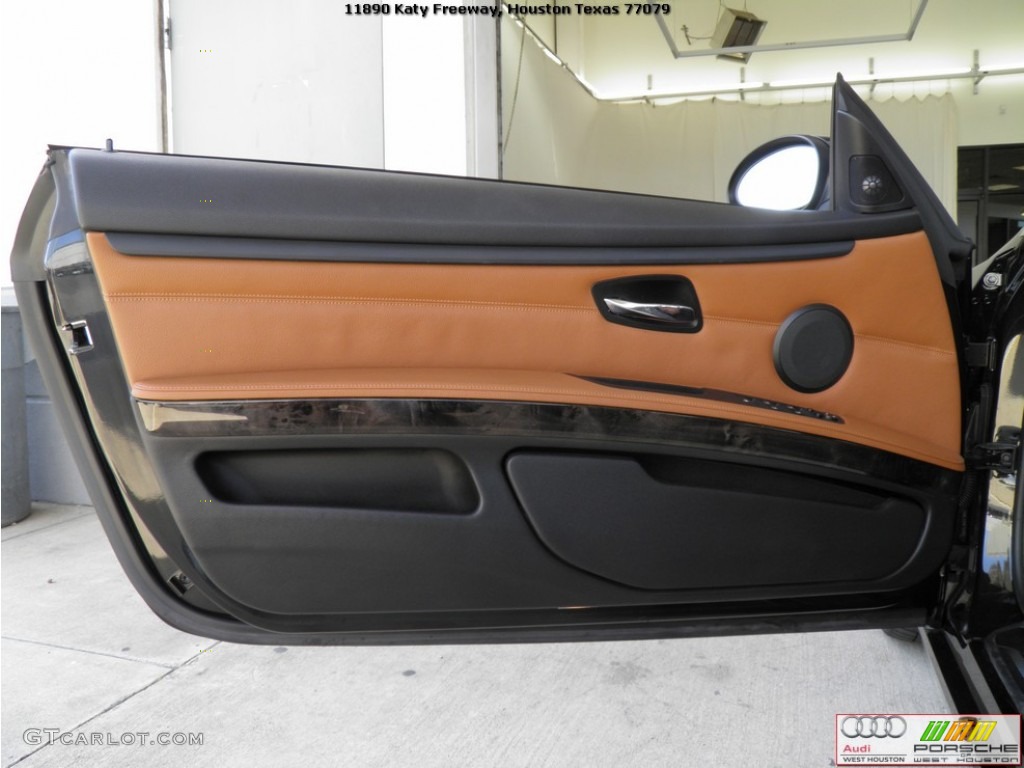 2008 3 Series 335i Convertible - Black Sapphire Metallic / Saddle Brown/Black photo #29