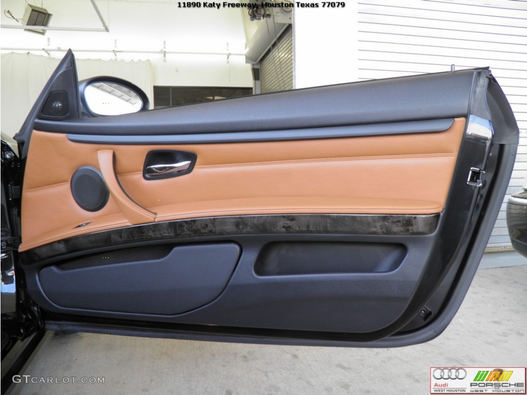 2008 3 Series 335i Convertible - Black Sapphire Metallic / Saddle Brown/Black photo #30
