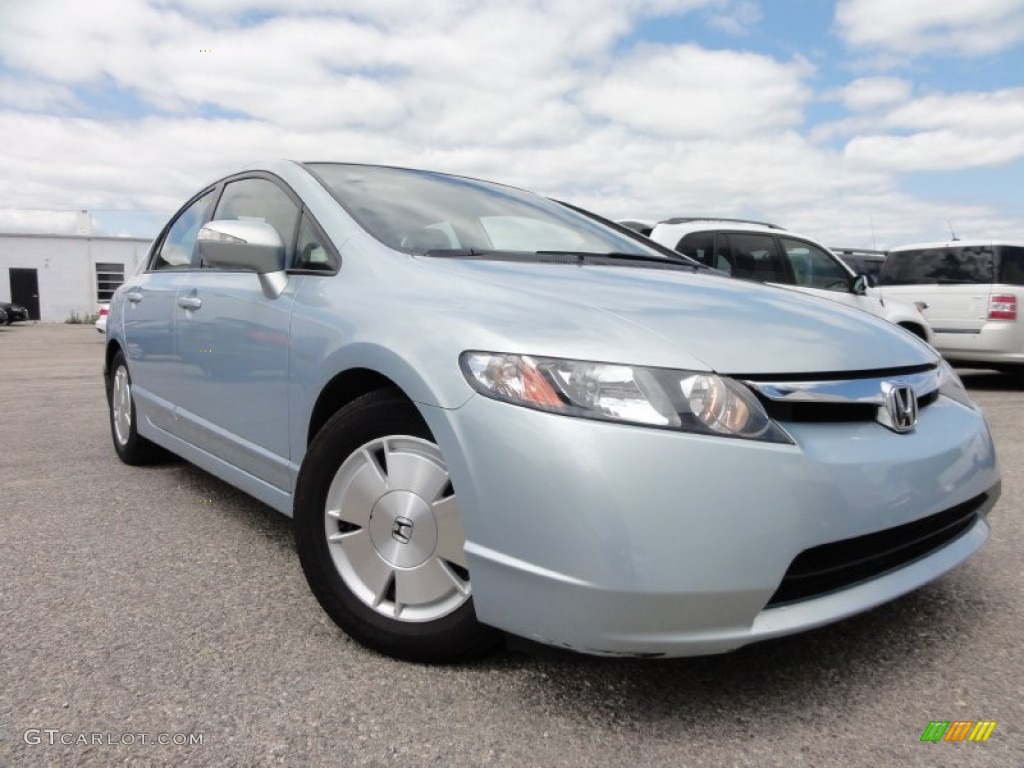 Opal Silver Blue Metallic 2006 Honda Civic Hybrid Sedan Exterior Photo #64447497