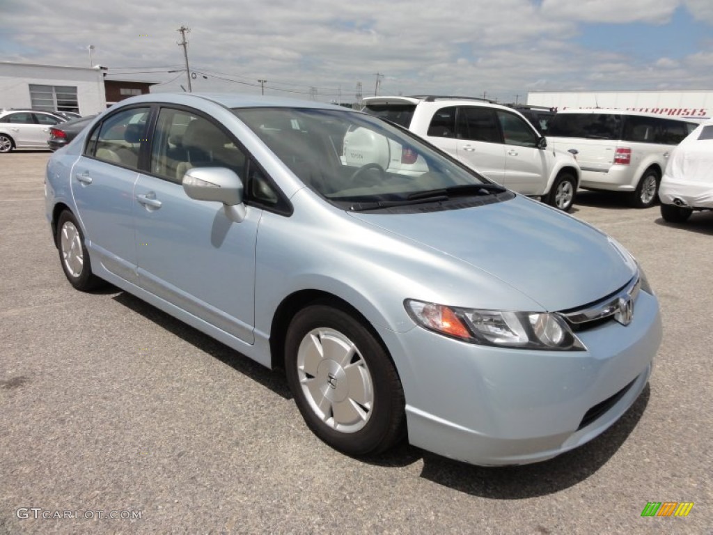 Opal Silver Blue Metallic 2006 Honda Civic Hybrid Sedan Exterior Photo #64447529