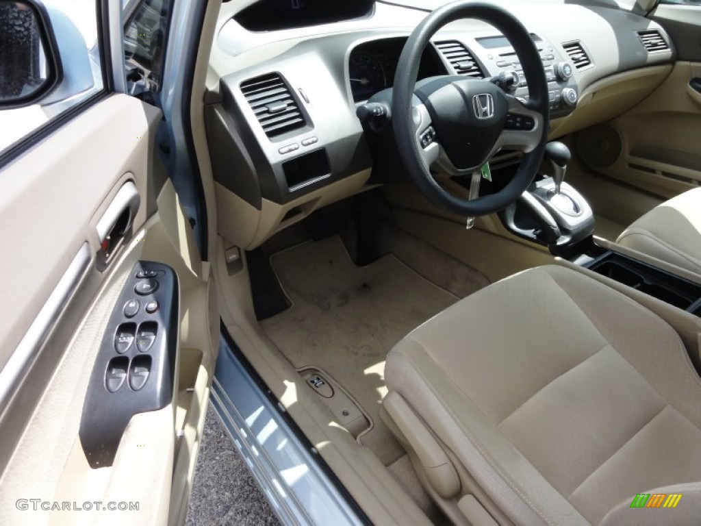 2006 Honda Civic Hybrid Sedan Ivory Dashboard Photo #64447611