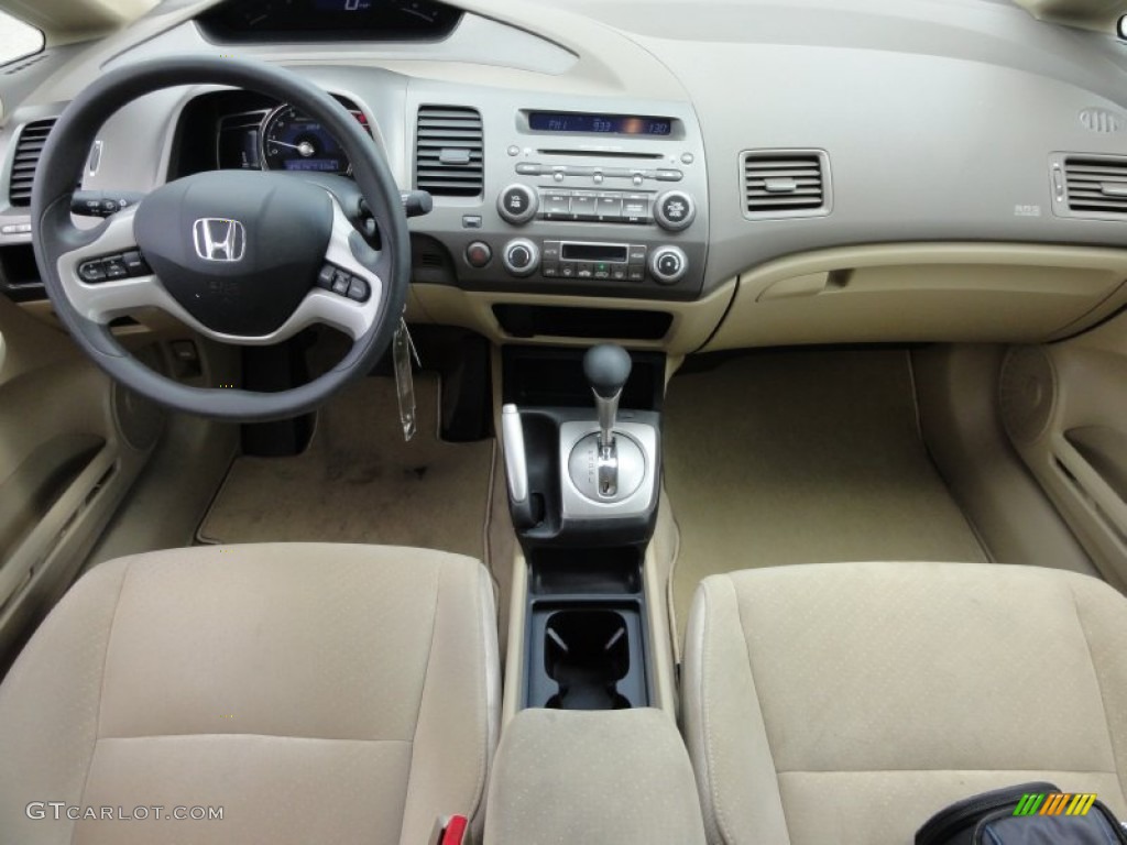 2006 Honda Civic Hybrid Sedan Ivory Dashboard Photo #64447709
