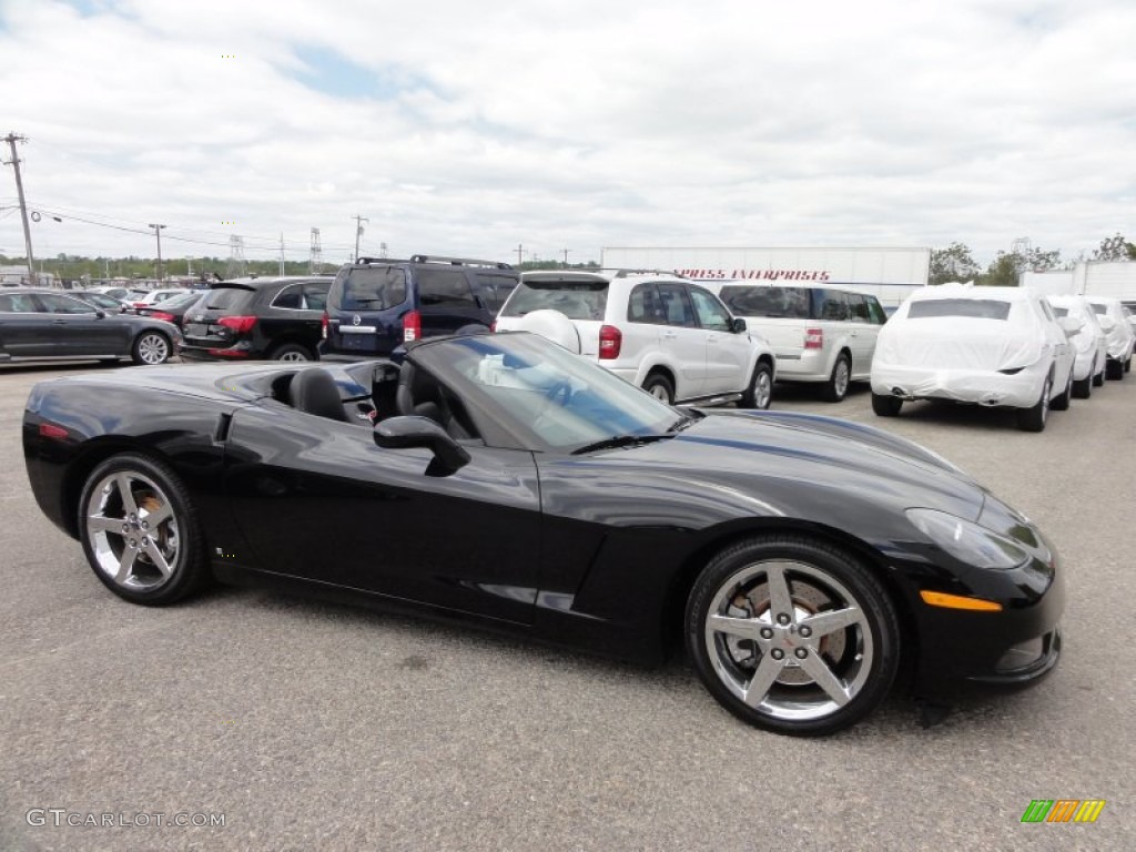 Black 2007 Chevrolet Corvette Convertible Exterior Photo #64449323