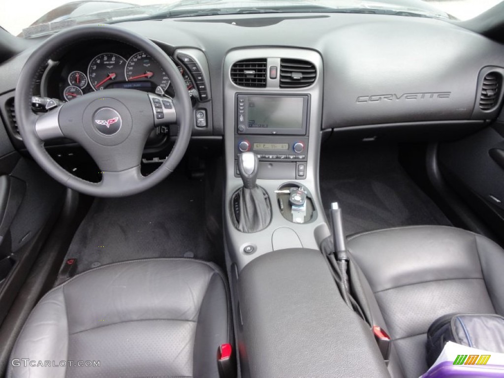 2007 Chevrolet Corvette Convertible Ebony Dashboard Photo #64449549