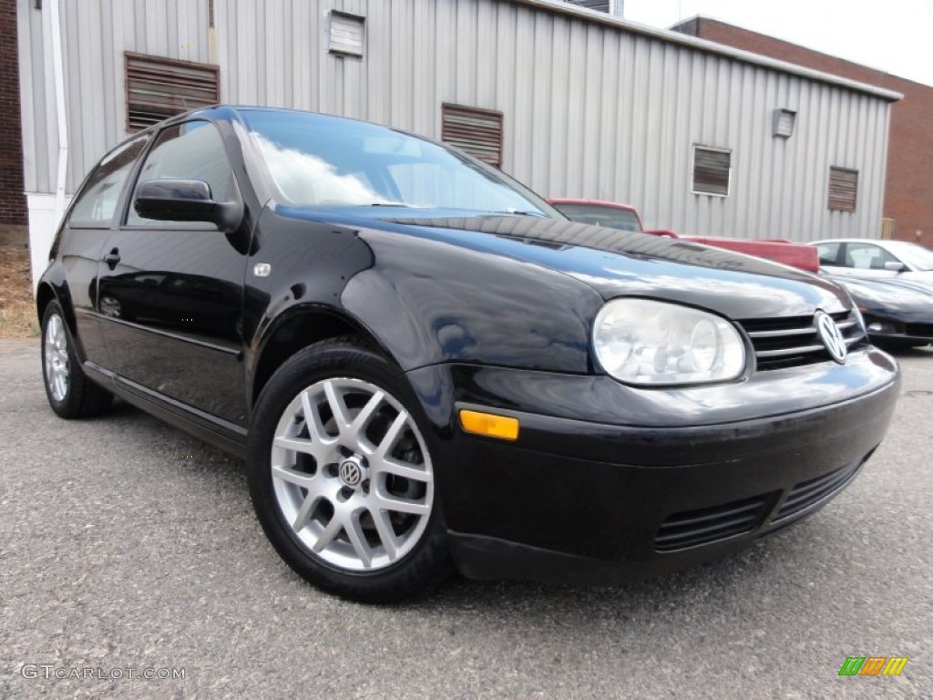 2002 GTI 1.8T - Black / Black photo #1