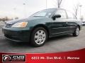 2001 Clover Green Honda Civic EX Sedan  photo #1