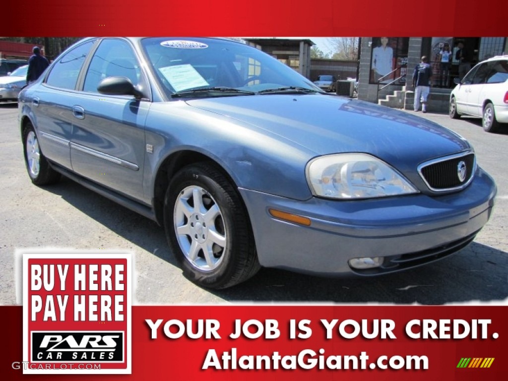 2001 Sable LS Premium Sedan - Graphite Blue Metallic / Medium Graphite photo #4